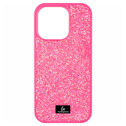 Чохол (накладка) Apple iPhone 15 Pro, Bling World Rock Diamond, Hot Pink, Рожевий