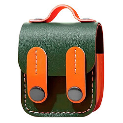 Чехол (накладка) Apple AirPods / AirPods 2, Epik Briefcase, Green-Orange, Зеленый