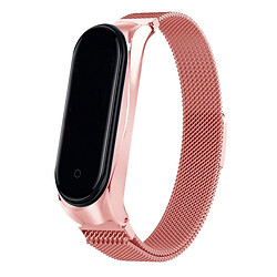 Ремешок Xiaomi Mi Band 3 / Mi Band 4, Milanese loop, Rose Gold, Ремешок, Розовый