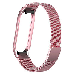 Ремінець Xiaomi Mi Band 5 / Mi Band 6, Milanese loop, Rose Gold, Рожевий