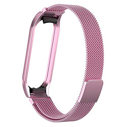 Ремінець Xiaomi Mi Band 5 / Mi Band 6, Milanese loop, Rose Pink, Рожевий