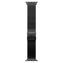 Ремінець Apple Watch 38 / Watch 40, Milanese loop Metal Lock, Чорний