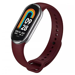 Ремешок Xiaomi Mi Band 8, Silicone, Plum, Бордовый