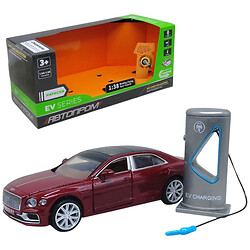 Машинка 1:38 Bentley Flying Spur Hybrid, электро, батар., свет, звук, откр. дверь, капот, багаж, заправка, Автопром