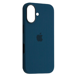 Чохол (накладка) Apple iPhone 16, Silicone Classic Case, Denim Blue, MagSafe, Синій