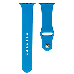 Ремінець Apple Watch 42 / Watch 44, Silicone WatchBand, Aquablue, Синій