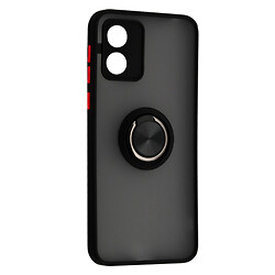 Чохол (накладка) Motorola XT2345 Moto E13, Goospery Ring Case, Black Red, Чорний