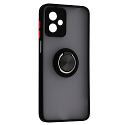 Чехол (накладка) Motorola Moto G14, Goospery Ring Case, Black Red, Черный