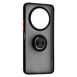 Чохол (накладка) Xiaomi Poco C61 / Redmi A3, Goospery Ring Case, Black Red, Чорний