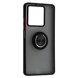 Чехол (накладка) Xiaomi Poco X6 / Redmi Note 13 Pro 5G, Goospery Ring Case, Black Red, Черный