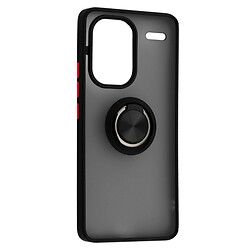 Чохол (накладка) Xiaomi Redmi Note 13 Pro Plus, Goospery Ring Case, Black Red, Чорний