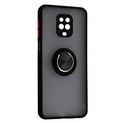 Чехол (накладка) Xiaomi Redmi Note 9 Pro / Redmi Note 9 Pro Max / Redmi Note 9S, Goospery Ring Case, Black Red, Черный