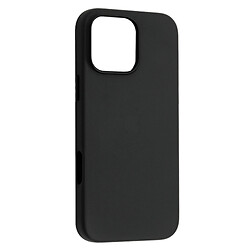 Чохол (накладка) Apple iPhone 16 Pro Max, Leather Case Color, Midnight, MagSafe, Чорний