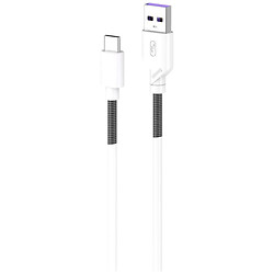 USB кабель SkyDolphin S27L Spring Anti-Brake, Type-C, 1.0 м., Білий