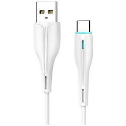 USB кабель SkyDolphin S48T, Type-C, 1.0 м., Білий