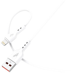 USB кабель SkyDolphin S66L Apple iPhone SE 2022 / iPhone 14 Pro Max / iPhone 14 Plus / iPhone 14 Pro / iPhone 14 / iPhone 13 Pro / iPhone 13 Mini / iPhone 13 / iPhone 13 Pro Max / iPhone 12 Mini / iPhone 12 Pro Max, Lightning, 1.0 м., Белый