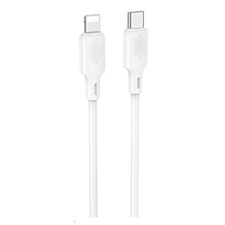 USB кабель Borofone BX113 Apple iPhone SE 2022 / iPhone 14 Pro Max / iPhone 14 Plus / iPhone 14 Pro / iPhone 14 / iPhone 13 Pro / iPhone 13 Mini / iPhone 13 / iPhone 13 Pro Max / iPhone 12 Mini / iPhone 12 Pro Max / iPhone 12 Pro, Lightning, 1.0 м., Білий