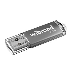 USB Flash Wibrand Cougar, 32 Гб., Срібний