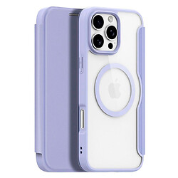 Чехол (накладка) Apple iPhone 15 Pro, Dux Ducis Skin X Pro, MagSafe, Фиолетовый