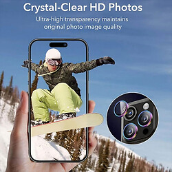 Защитное стекло камеры Apple iPhone 16 Pro / iPhone 16 Pro Max, Metal Classic, Rainbow, Сиреневый - № 4
