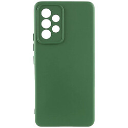 Чехол (накладка) Samsung A325 Galaxy A32 / A326 Galaxy A32, GETMAN Liquid Silk, Dark Green, Зеленый