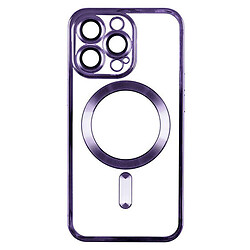 Чохол (накладка) Apple iPhone 16, Metallic Full Camera, Dark Purple, MagSafe, Фіолетовий