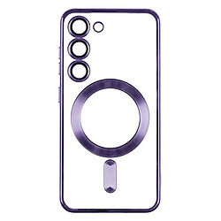 Чохол (накладка) Samsung S901 Galaxy S22, Metallic Full Camera, Dark Purple, MagSafe, Фіолетовий