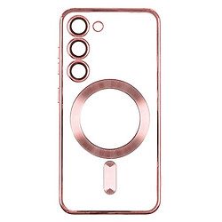 Чехол (накладка) Samsung S901 Galaxy S22, Metallic Full Camera, MagSafe, Rose Gold, Розовый