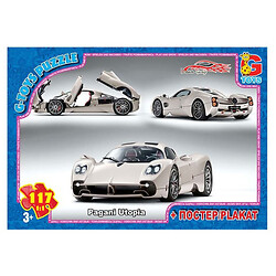 Пазлы ТМ "G-Toys" из серии "Dream Garage", Гараж Мечты, 117 эл., Gtoys