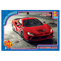 Пазли ТМ "G-Toys" із серії "Dream Garage", Гараж Мрії, 117 ел., Gtoys