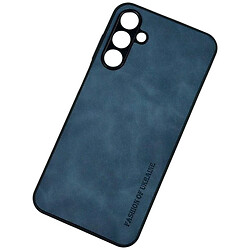 Чехол (накладка) Samsung A055 Galaxy A05, Leather Nubuck Fashion of Ukraine, Синий