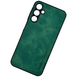 Чехол (накладка) Samsung A225 Galaxy A22 / M225 Galaxy M22 / M325 Galaxy M32, Leather Nubuck Fashion of Ukraine, Зеленый