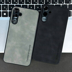 Чохол (накладка) Xiaomi Redmi 10X / Redmi Note 9, Leather Nubuck Fashion of Ukraine, Срібний - № 8