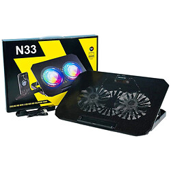 Подставка для ноутбука N33 RGB light, Черный