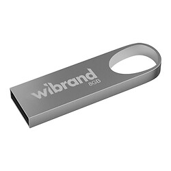 USB Flash Wibrand Irbis, 8 Гб., Серебряный