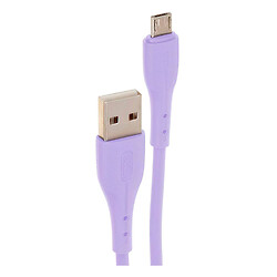 USB кабель XO NB159, MicroUSB, 1.0 м., Фиолетовый