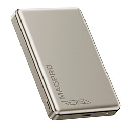 Портативная батарея (Power Bank) Ridea RP-M10 MAGPRO, 10000 mAh, Бежевый