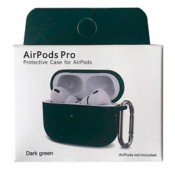 Чехол (накладка) Apple AirPods Pro, Silicone Classic Case, Dark Green, Зеленый