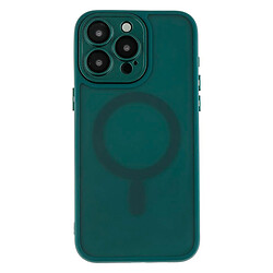 Чохол (накладка) Apple iPhone 13, Matte Camera Lens, Dark Green, MagSafe, Зелений