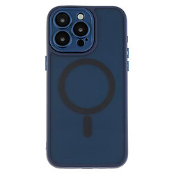 Чохол (накладка) Apple iPhone 14, Matte Camera Lens, Dark Blue, MagSafe, Синій