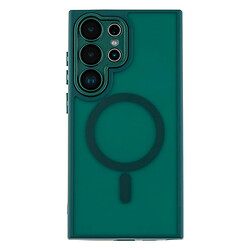 Чохол (накладка) Samsung S928 Galaxy S24 Ultra, Matte Camera Lens, Dark Green, MagSafe, Зелений