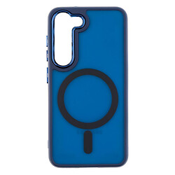 Чохол (накладка) Samsung S911 Galaxy S23, Color Chrome Case, Dark Blue, MagSafe, Синій