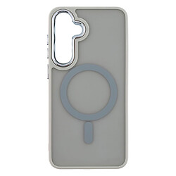 Чохол (накладка) Samsung Galaxy S24, Color Chrome Case, MagSafe, Сірий