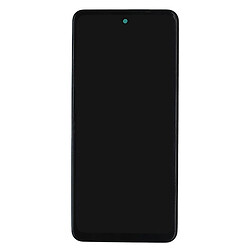 Дисплей (екран) Infinix Smart 8 Plus, High quality, З сенсорним склом, З рамкою, Чорний