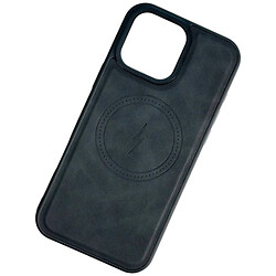 Чехол (накладка) Apple iPhone 13, Side Leather, MagSafe, Черный