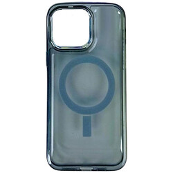 Чохол (накладка) Apple iPhone 12 / iPhone 12 Pro, Colorful Case Silver Frame, MagSafe, Сірий