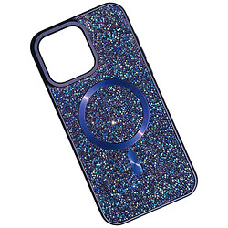 Чехол (накладка) Apple iPhone 13, Swarovski Diamonds, MagSafe, Фиолетовый