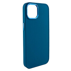 Чохол (накладка) Apple iPhone 13 / iPhone 14, Bonbon Metal Style, Cosmos Blue, Синій