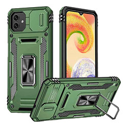 Чохол (накладка) Samsung A065 Galaxy A06, Epik Camshield Army Ring, Army Green, Оливковий