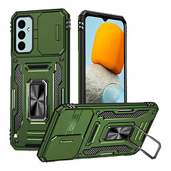 Чехол (накладка) Samsung A155 Galaxy A15 / A156 Galaxy A15 5G, Epik Camshield Army Ring, Army Green, Оливковый